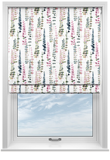 Santa Maria, Bubblegum - Twist&Fit Roman Blind